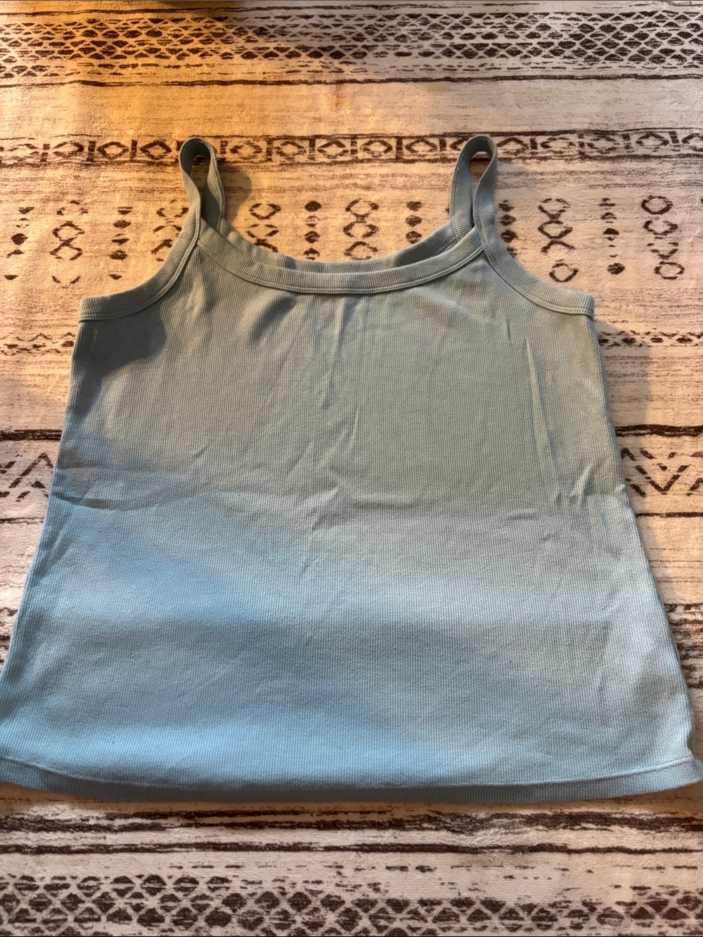 Old Navy Pale Blue Ribbed Camisole Tank